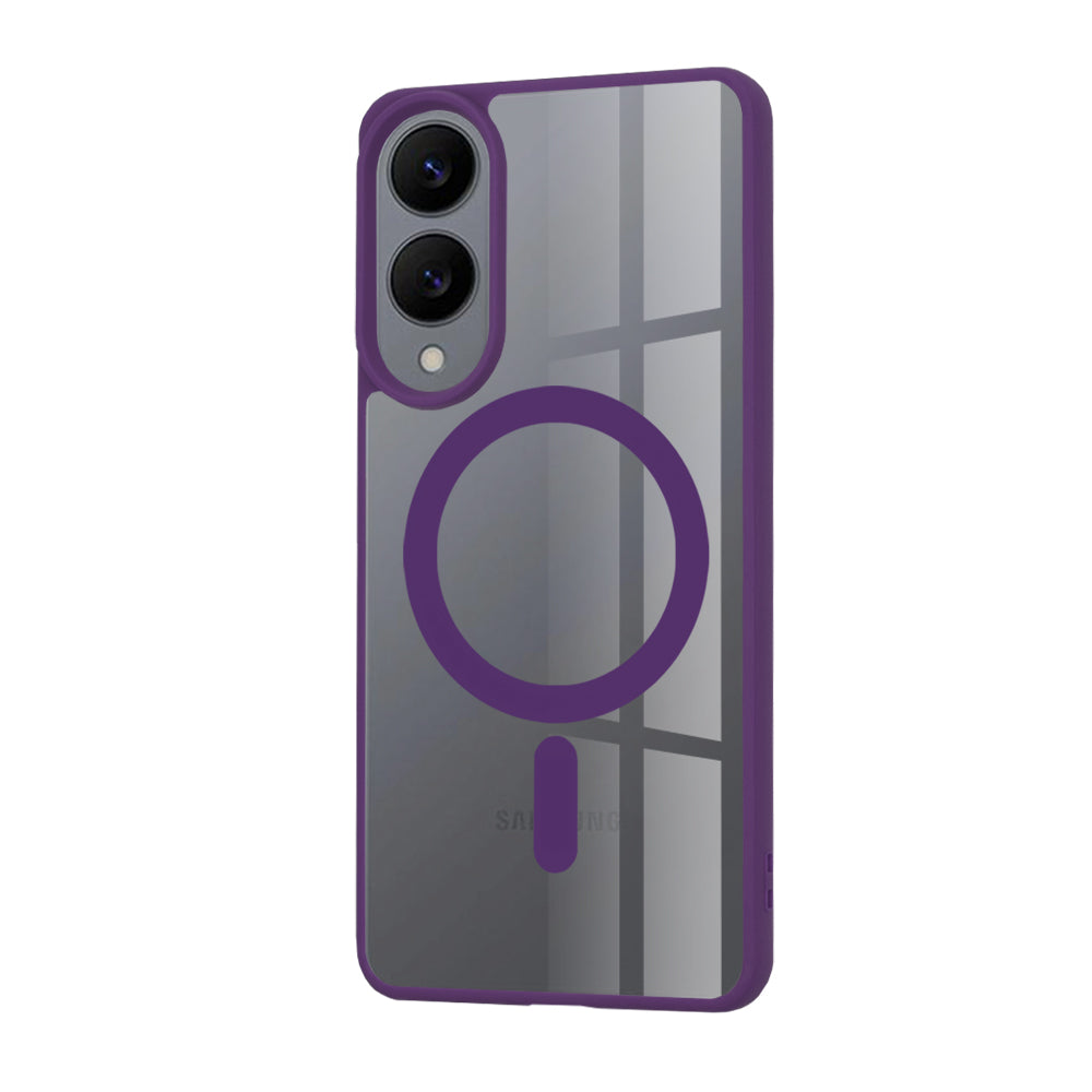 Funda MagSafe para Samsung Galaxy S25 Edge S937, Techsuit, Pro, Morado