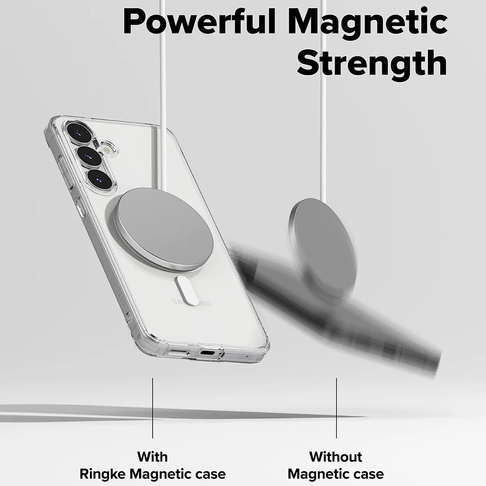 Funda MagSafe para Samsung Galaxy S25 FE, Ringke, Fusion, Transparente