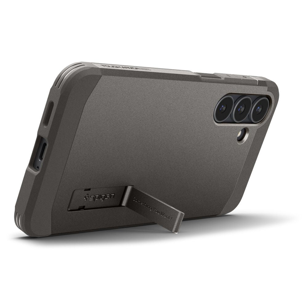 Funda MagSafe para Samsung Galaxy S25 FE, Spigen, Tough Armor, Gris ACS10030