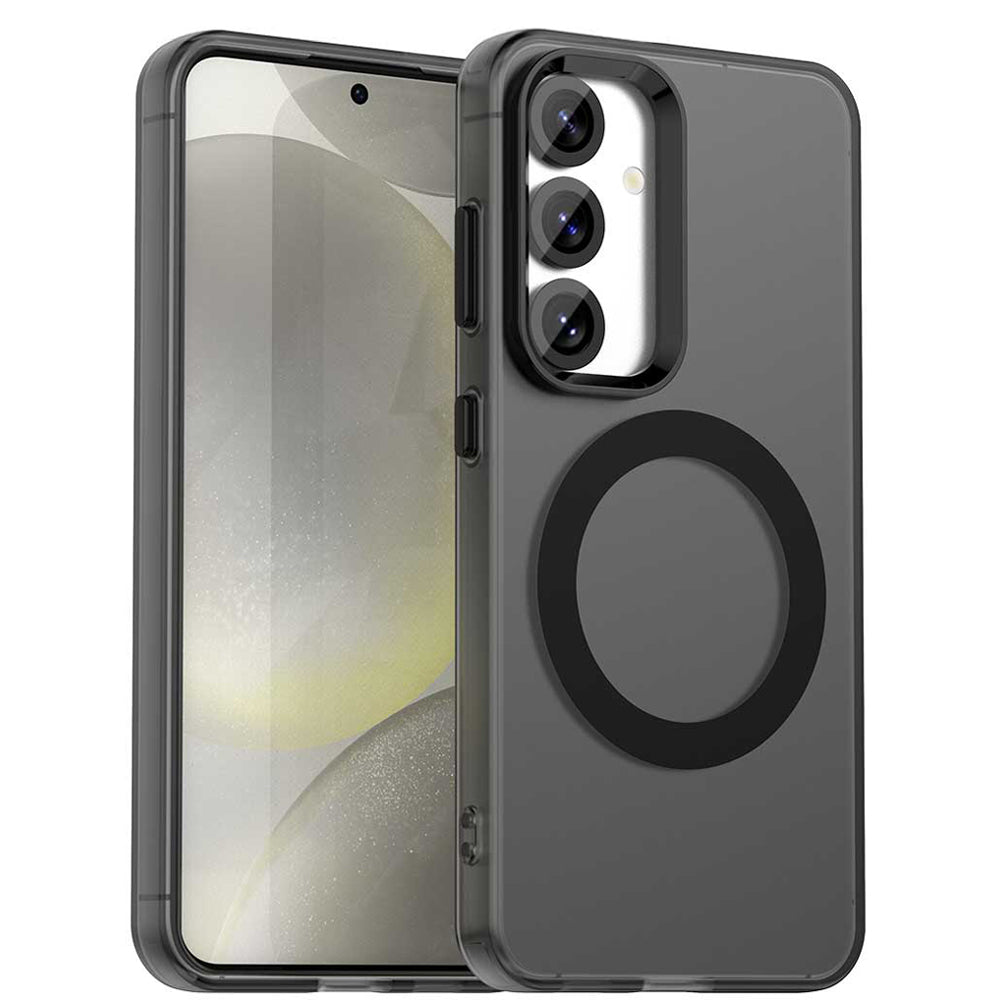 Funda MagSafe para Samsung Galaxy S25+ S936 / S24+ S926, Techsuit, CandyCase, Negra