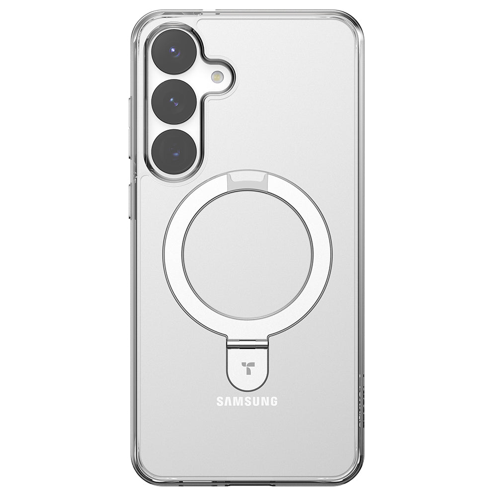 Funda MagSafe para Samsung Galaxy S25+ S936, Torras, Ostand, Transparente