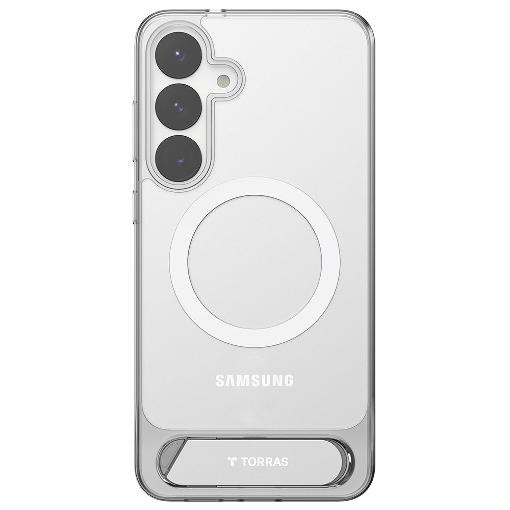Funda MagSafe para Samsung Galaxy S25+ S936, Torras, Pstand, Transparente
