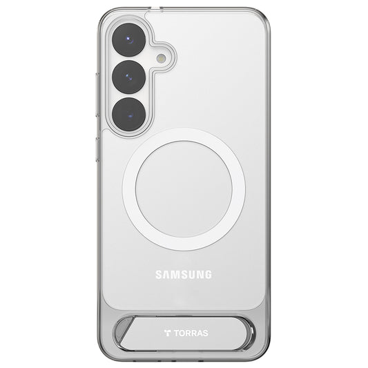 MagSafe Case for Samsung Galaxy S25+ S936, Torras, Pstand, Transparent