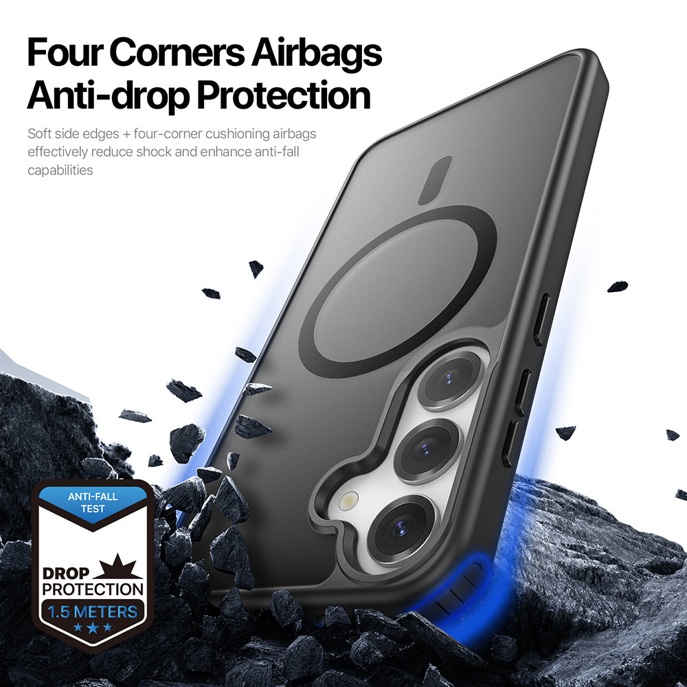 Funda MagSafe para Samsung Galaxy S25 S931, DUX DUCIS, Yind, Negra