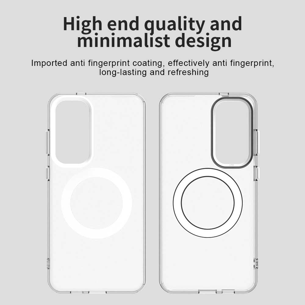 Funda MagSafe para Samsung Galaxy S25 S931 / S24 S921, Techsuit, CandyCase, Blanca