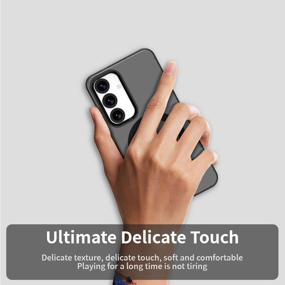 Funda MagSafe para Samsung Galaxy S25 S931 / S24 S921, Techsuit, CandyCase, Negra