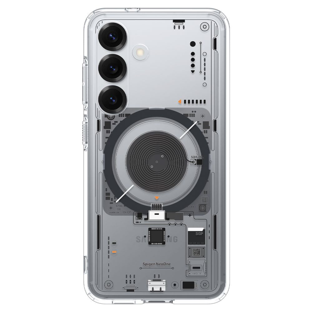 Funda MagSafe para Samsung Galaxy S25 S931, Spigen, Ultra Hybrid Neo One, Transparente ACS09470