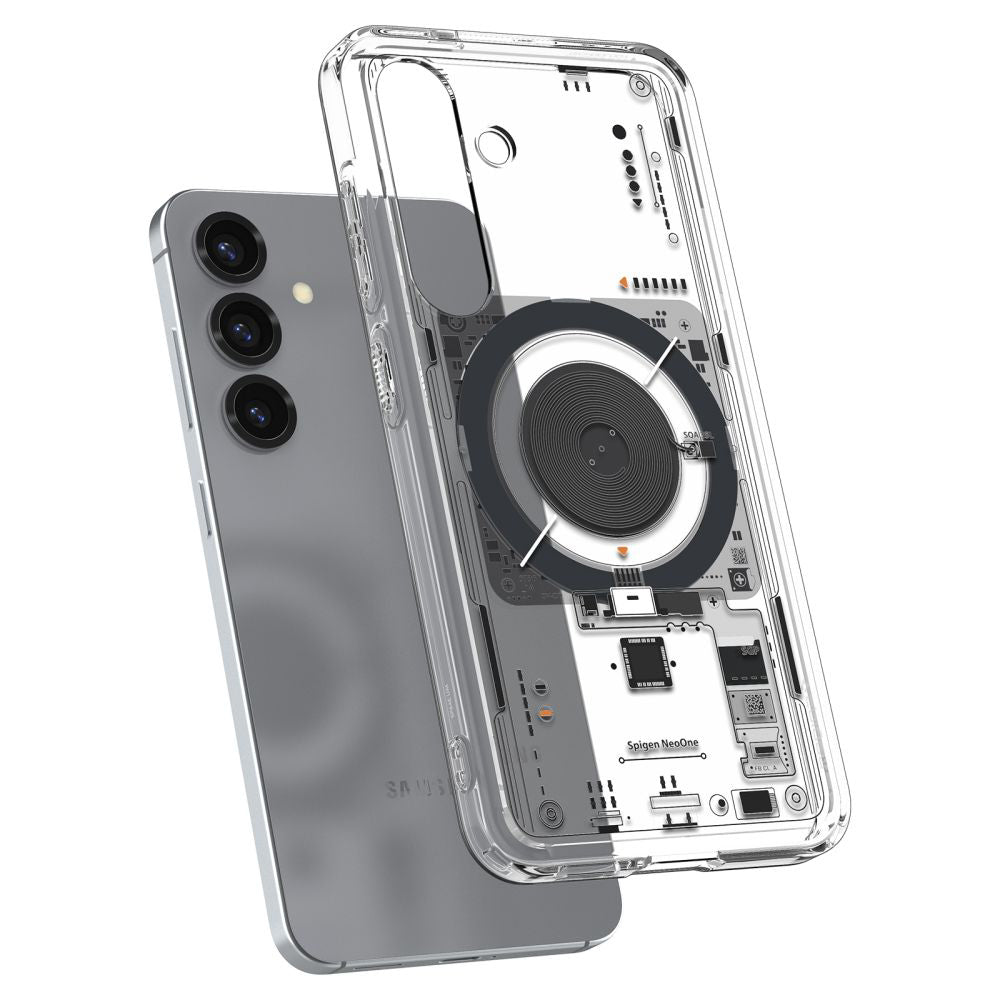 Funda MagSafe para Samsung Galaxy S25 S931, Spigen, Ultra Hybrid Neo One, Transparente ACS09470