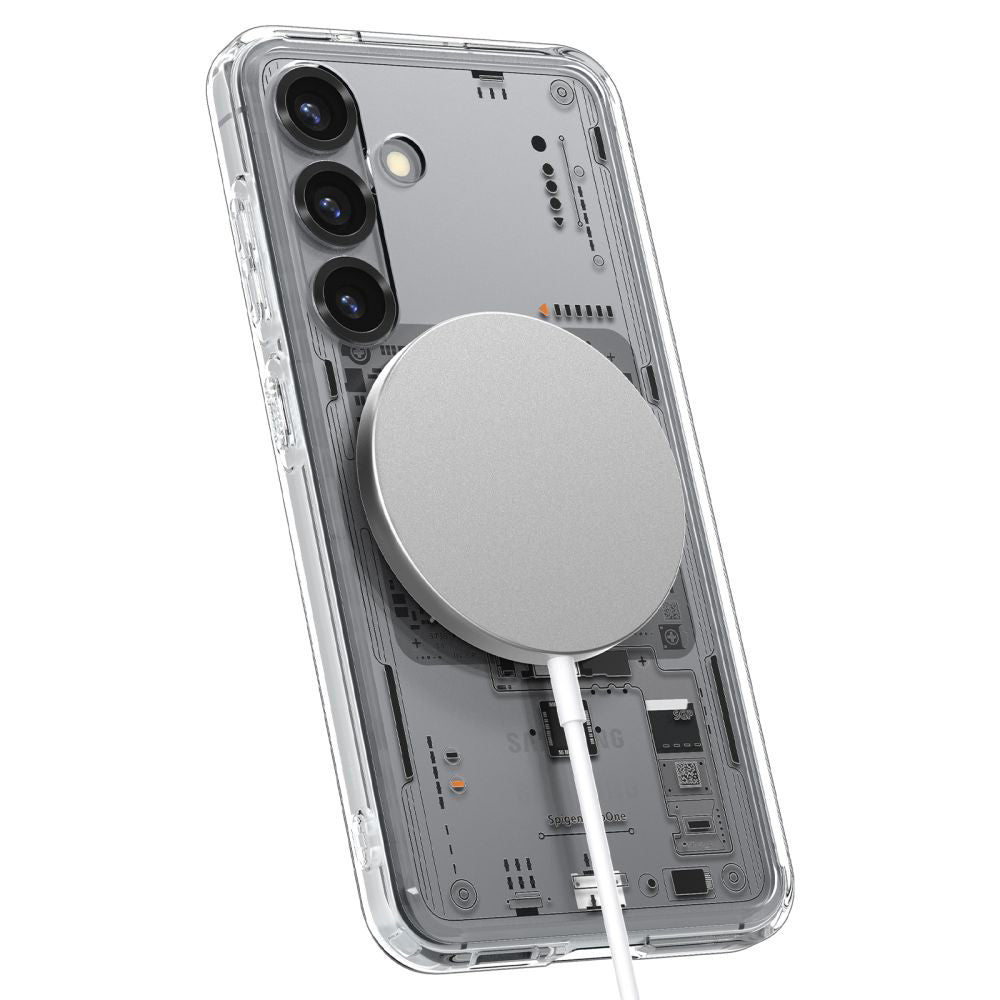Funda MagSafe para Samsung Galaxy S25 S931, Spigen, Ultra Hybrid Neo One, Transparente ACS09470