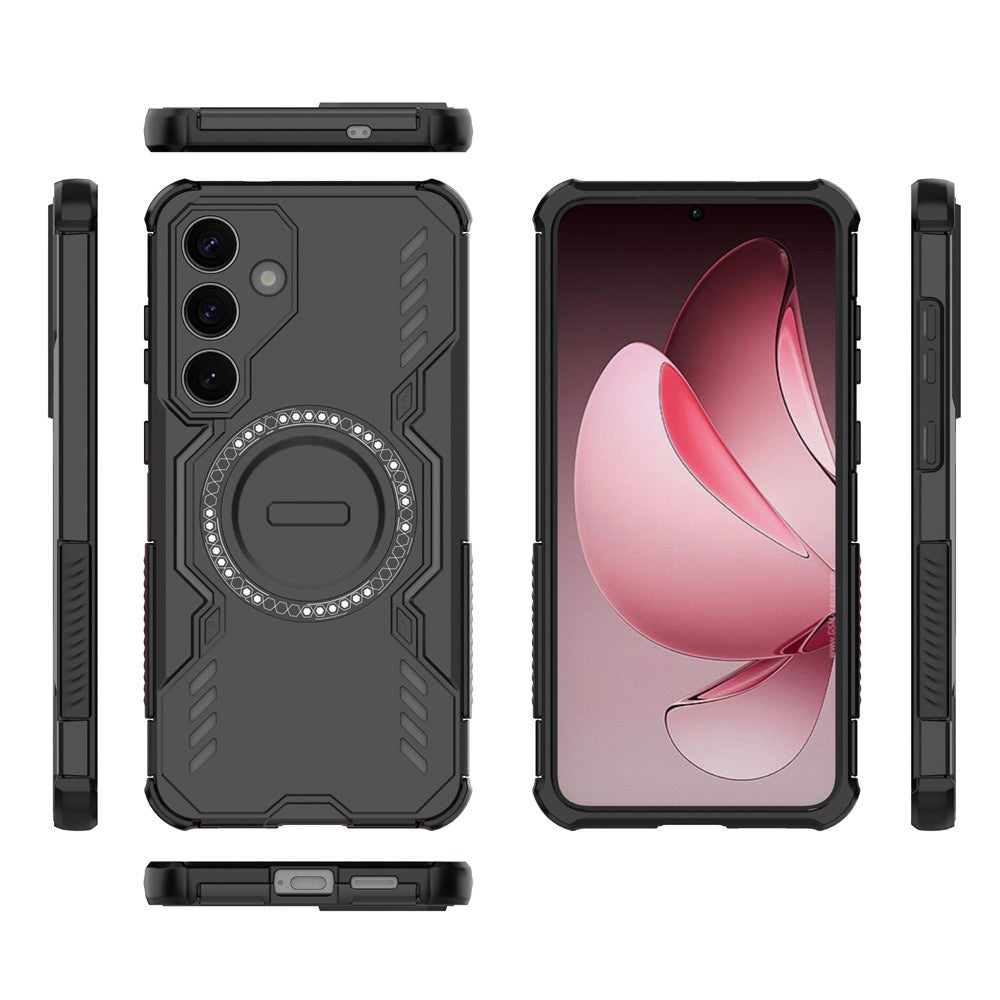 Funda MagSafe para Samsung Galaxy S25 S931, Techsuit, ArmorMag, Negra