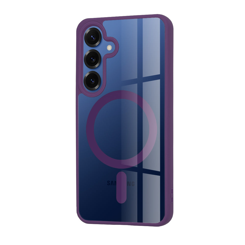 Funda MagSafe para Samsung Galaxy S25 S931, Techsuit, Pro, Morado