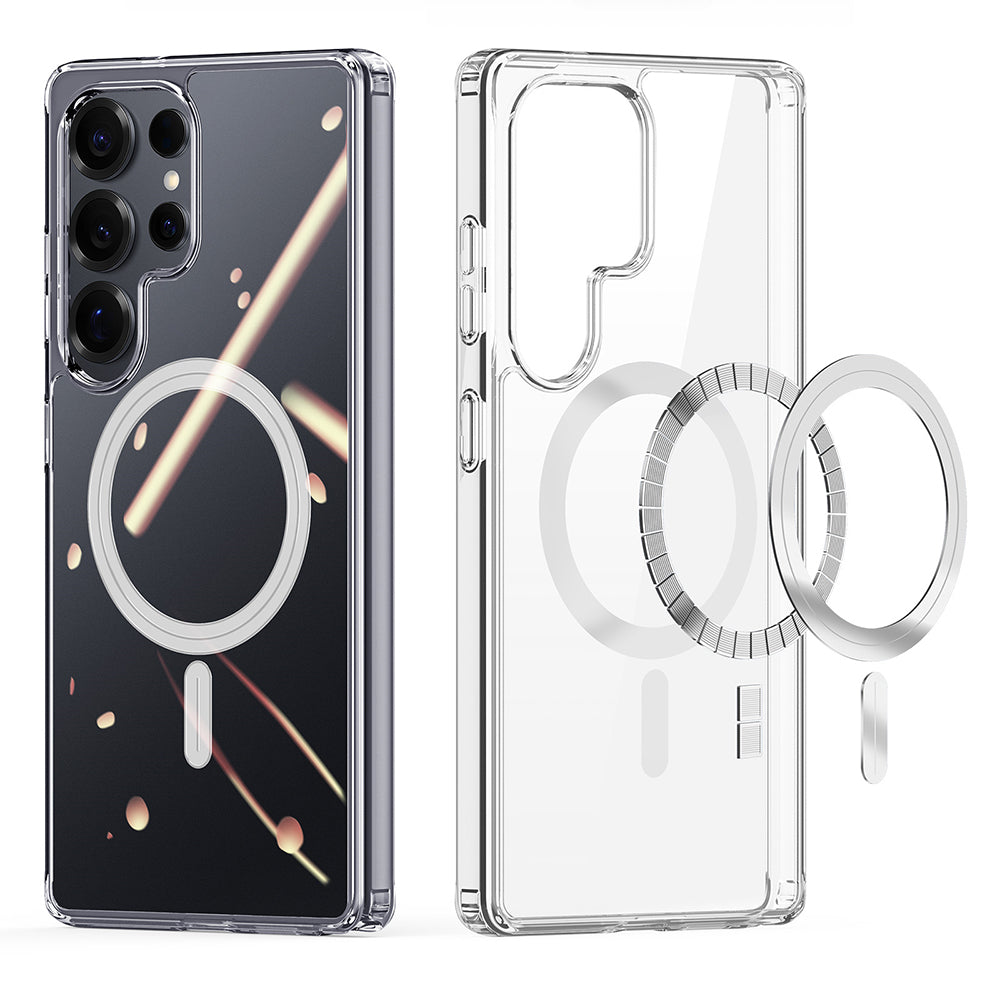 Funda MagSafe para Samsung Galaxy S25 Ultra S938, DUX DUCIS, Clara, Transparente