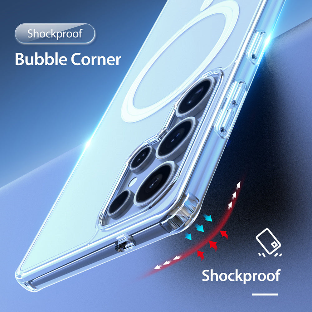 Funda MagSafe para Samsung Galaxy S25 Ultra S938, DUX DUCIS, Clara, Transparente