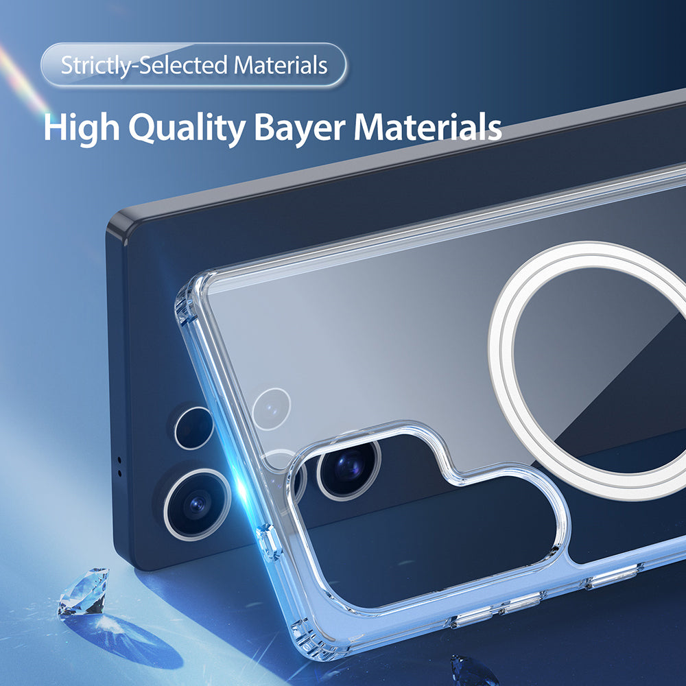 Funda MagSafe para Samsung Galaxy S25 Ultra S938, DUX DUCIS, Clara, Transparente