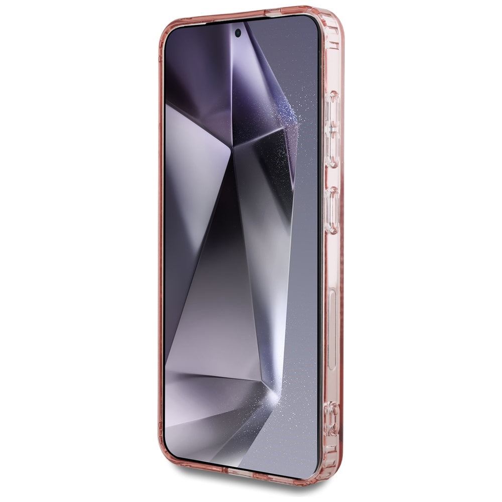 Funda MagSafe para Samsung Galaxy S25 S931, Guess, IML Rhinestone, Rosa