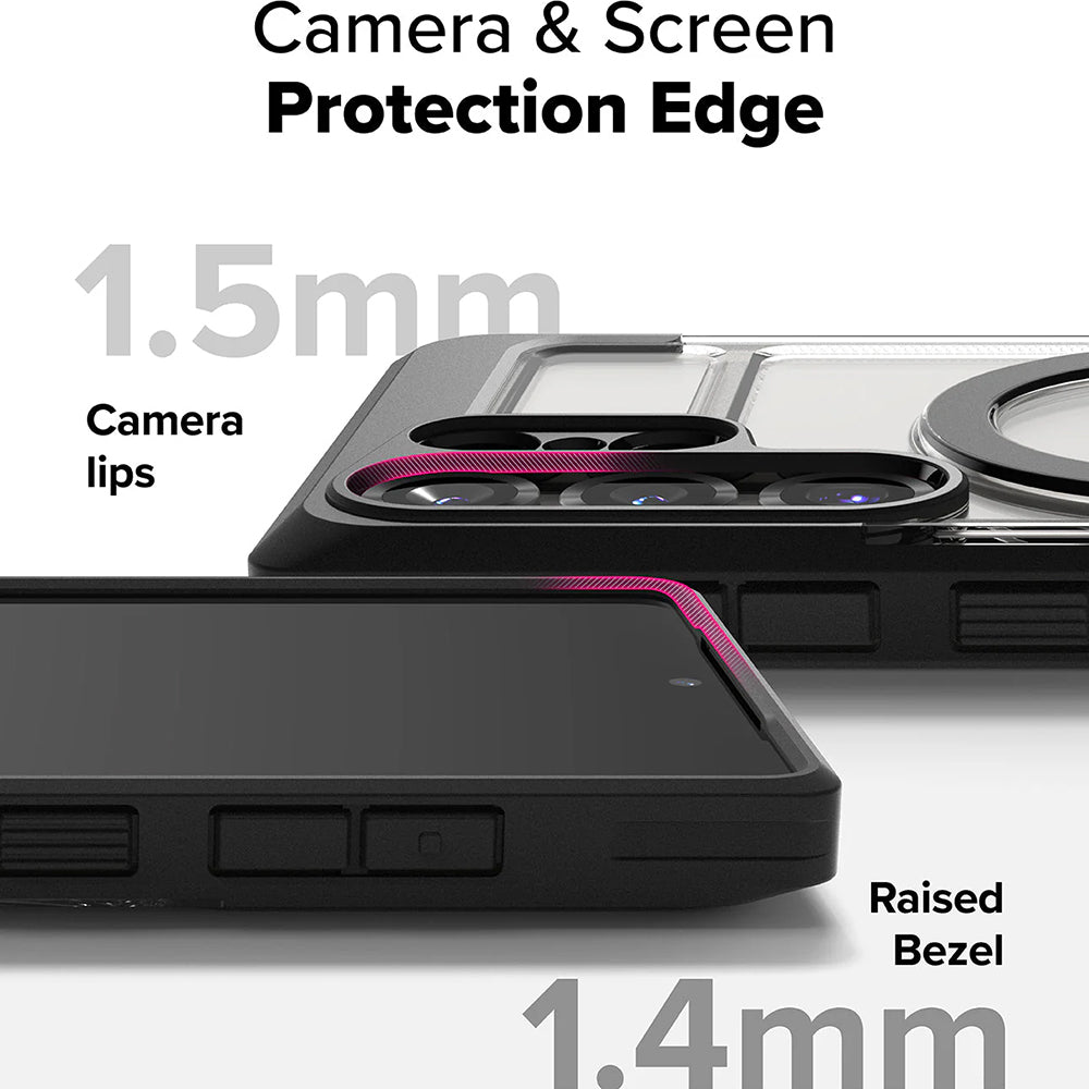 Funda MagSafe para Samsung Galaxy S25 Ultra S938, Ringke, UX, Transparente
