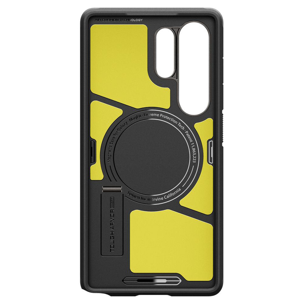 Funda MagSafe para Samsung Galaxy S25 Ultra S938, Spigen, Tough Armor, Gris ACS08965