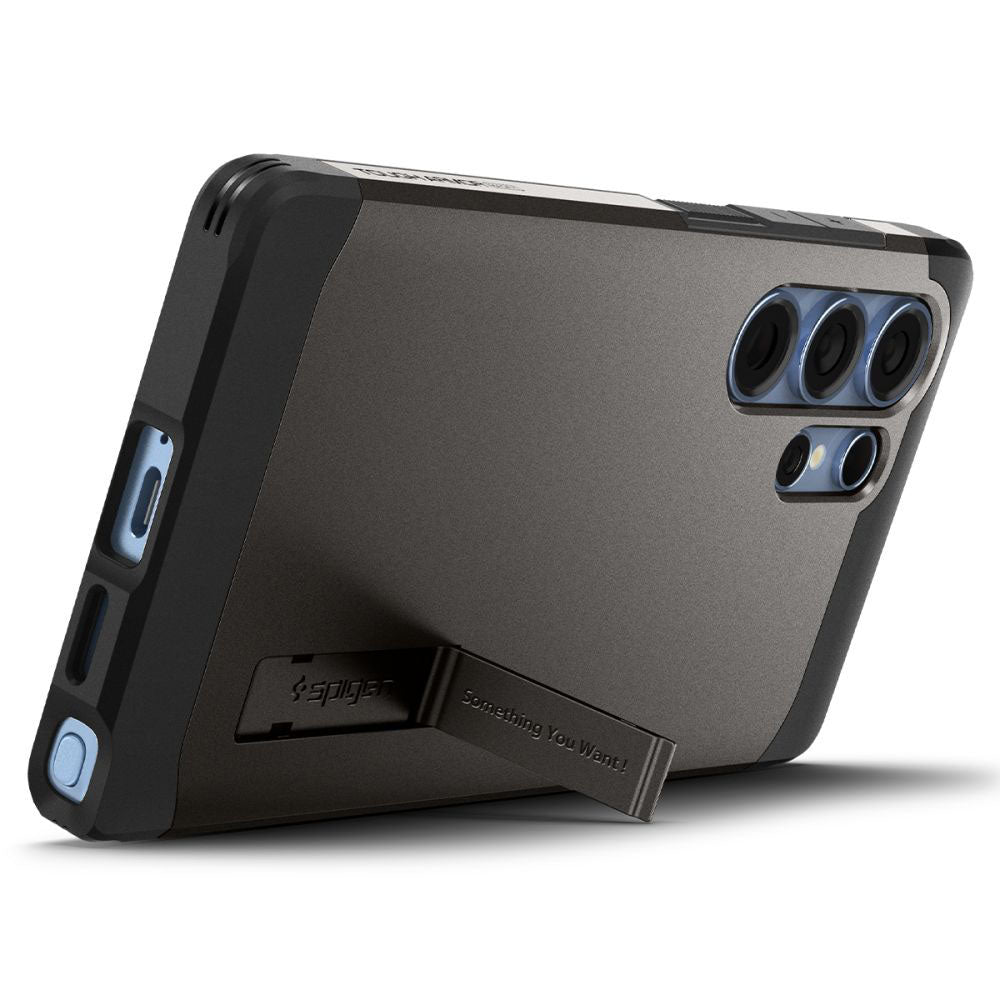 Funda MagSafe para Samsung Galaxy S25 Ultra S938, Spigen, Tough Armor, Gris ACS08965