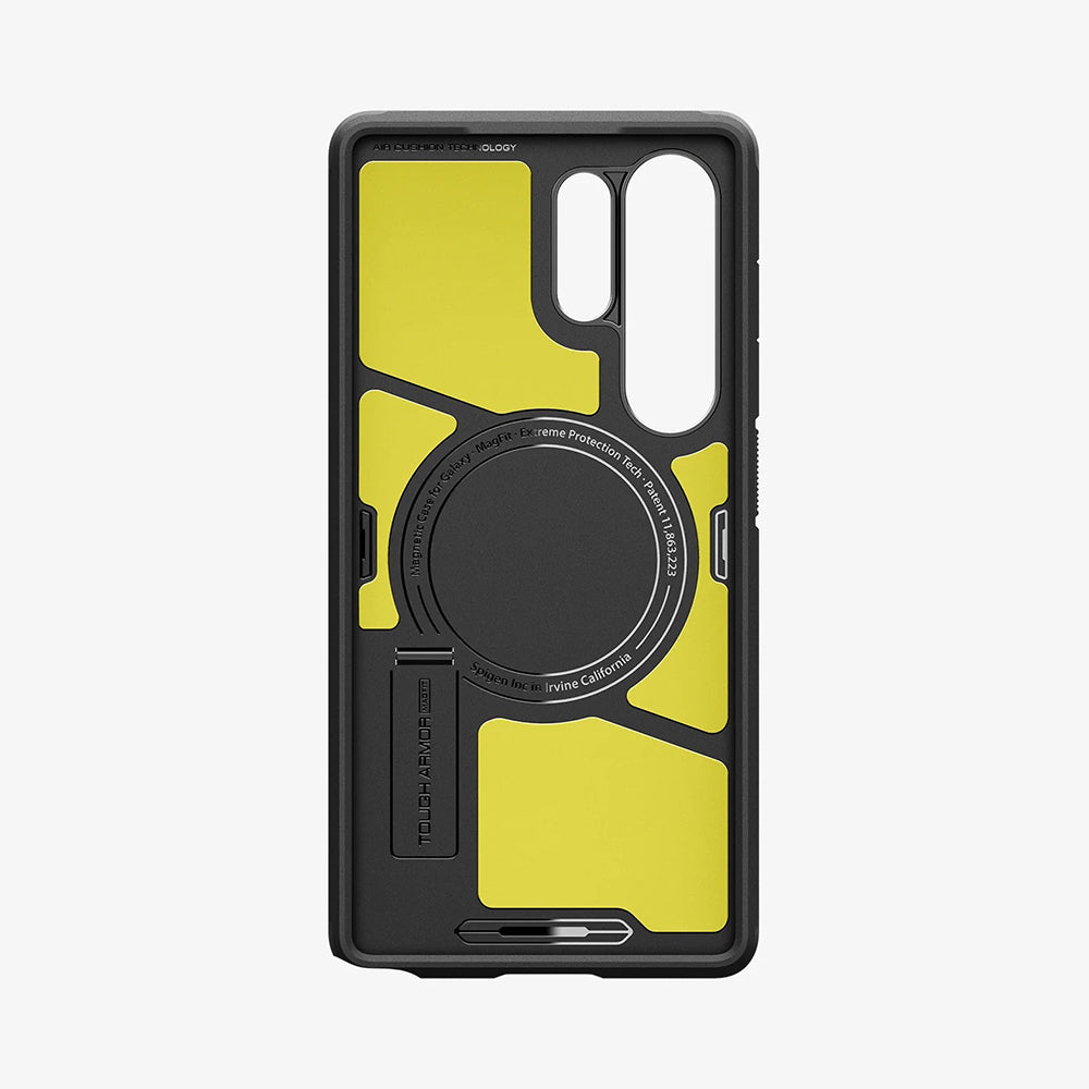 Funda MagSafe para Samsung Galaxy S25 Ultra S938, Spigen, Tough Armor, Negra ACS08964