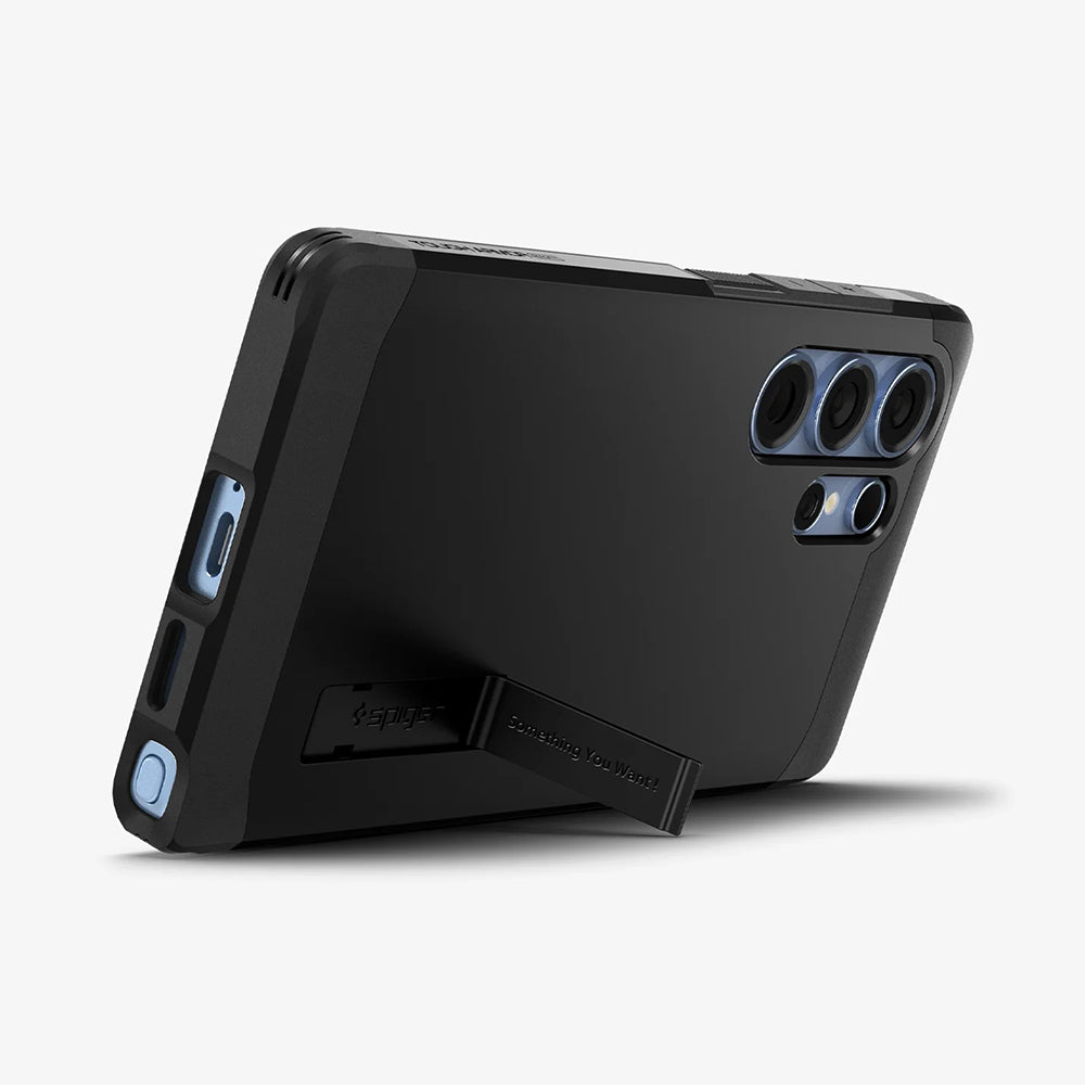 Funda MagSafe para Samsung Galaxy S25 Ultra S938, Spigen, Tough Armor, Negra ACS08964