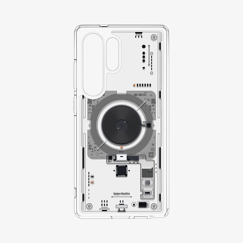 Funda MagSafe para Samsung Galaxy S25 Ultra S938, Spigen, Ultra Hybrid Neo One, Transparente