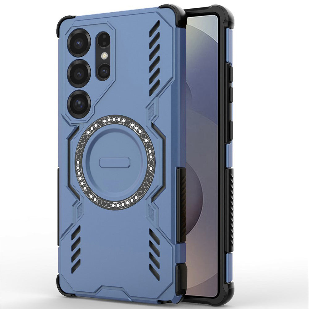 Funda MagSafe para Samsung Galaxy S25 Ultra S938, Techsuit, ArmorMag, Azul