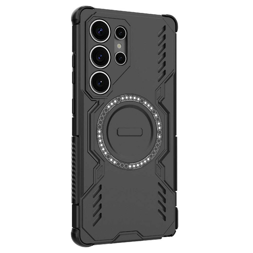 Funda MagSafe para Samsung Galaxy S25 Ultra S938, Techsuit, ArmorMag, Negra