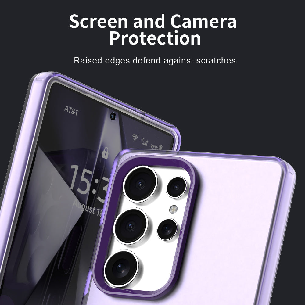 Funda MagSafe para Samsung Galaxy S25 Ultra S938, Techsuit, CandyCase, Morado