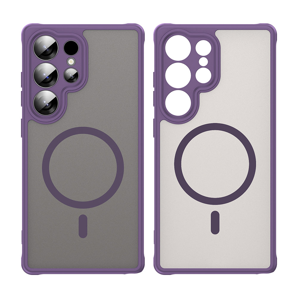Funda MagSafe para Samsung Galaxy S25 Ultra S938, Techsuit, HaloFrost II, Morado