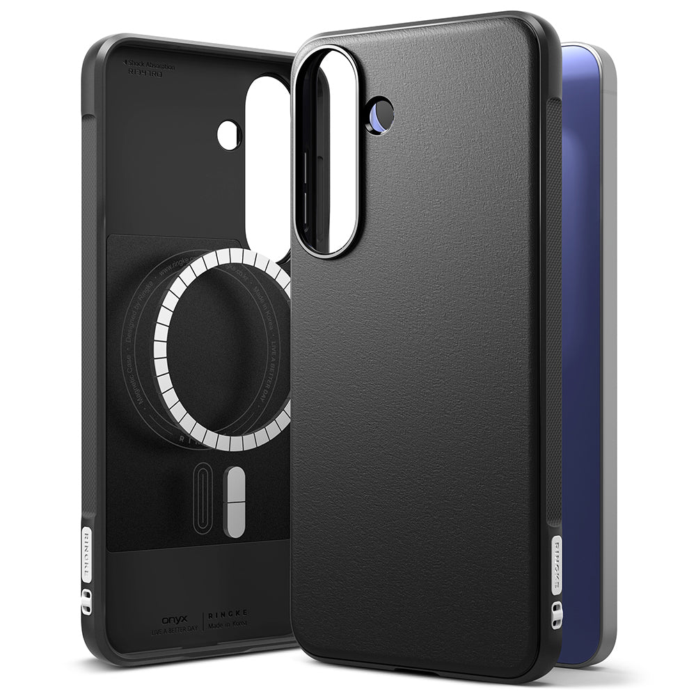 Funda MagSafe para Samsung Galaxy S26 FE S741, Ringke, Onyx, Negra