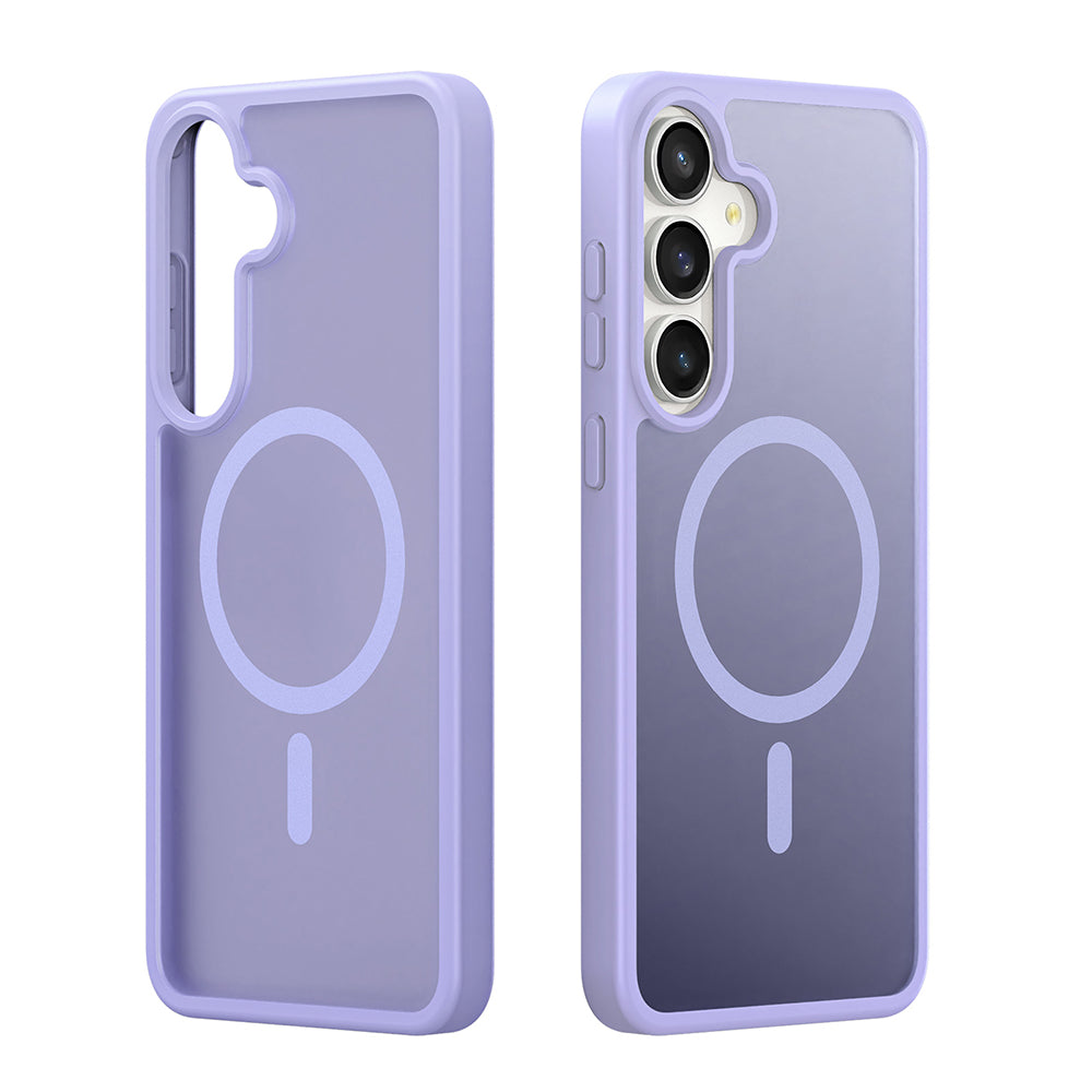 Funda MagSafe para Samsung Galaxy S26 FE S741 / S25 FE, DUX DUCIS, Yind, Morado Claro