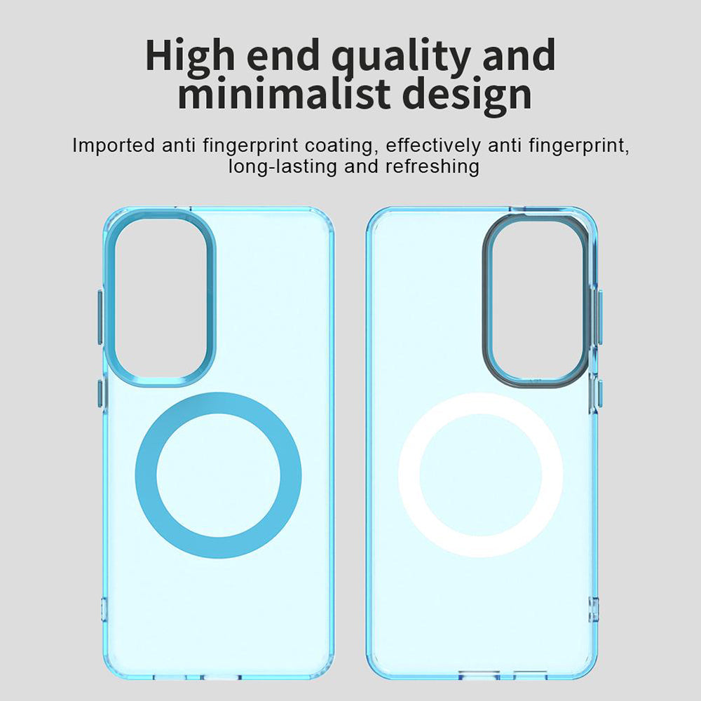 Funda MagSafe para Samsung Galaxy S26 FE S741, Techsuit, CandyCase, azul