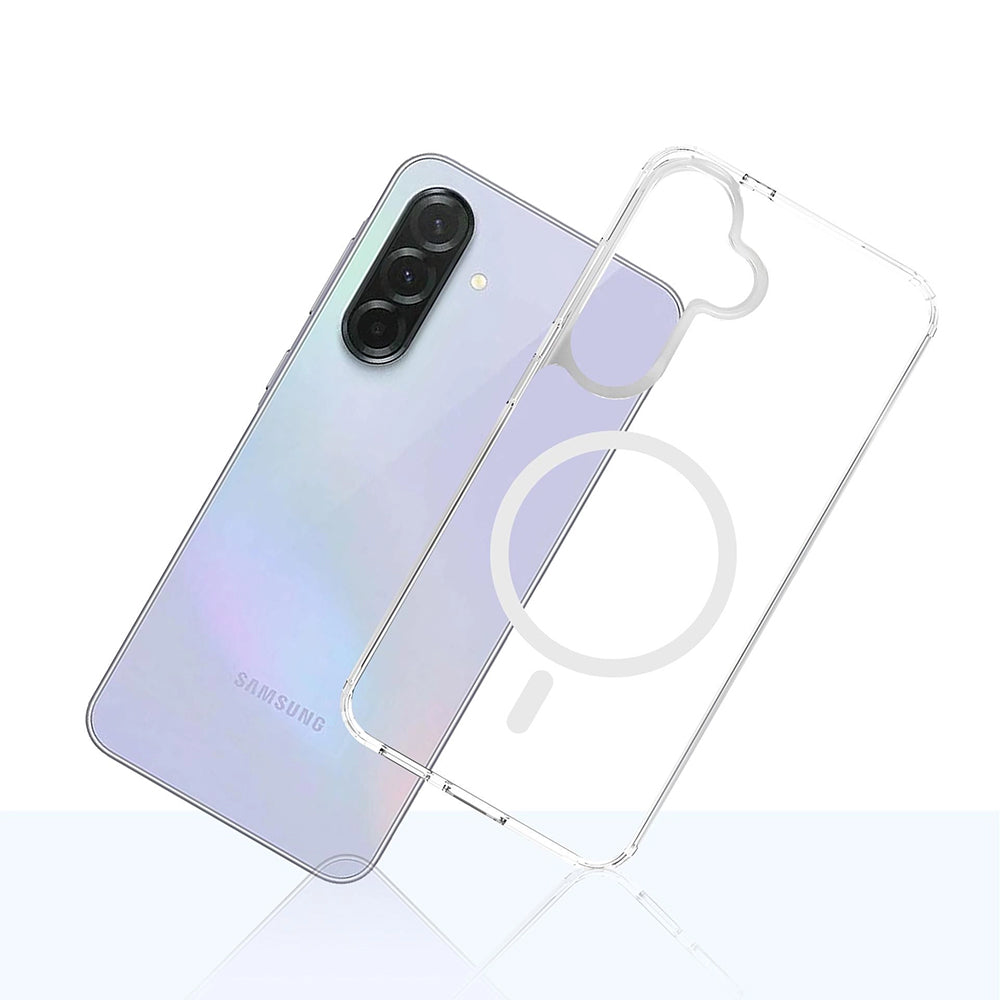 Funda MagSafe para Samsung Galaxy S26 Plus S947, 3MK, Armor MagCase, Transparente