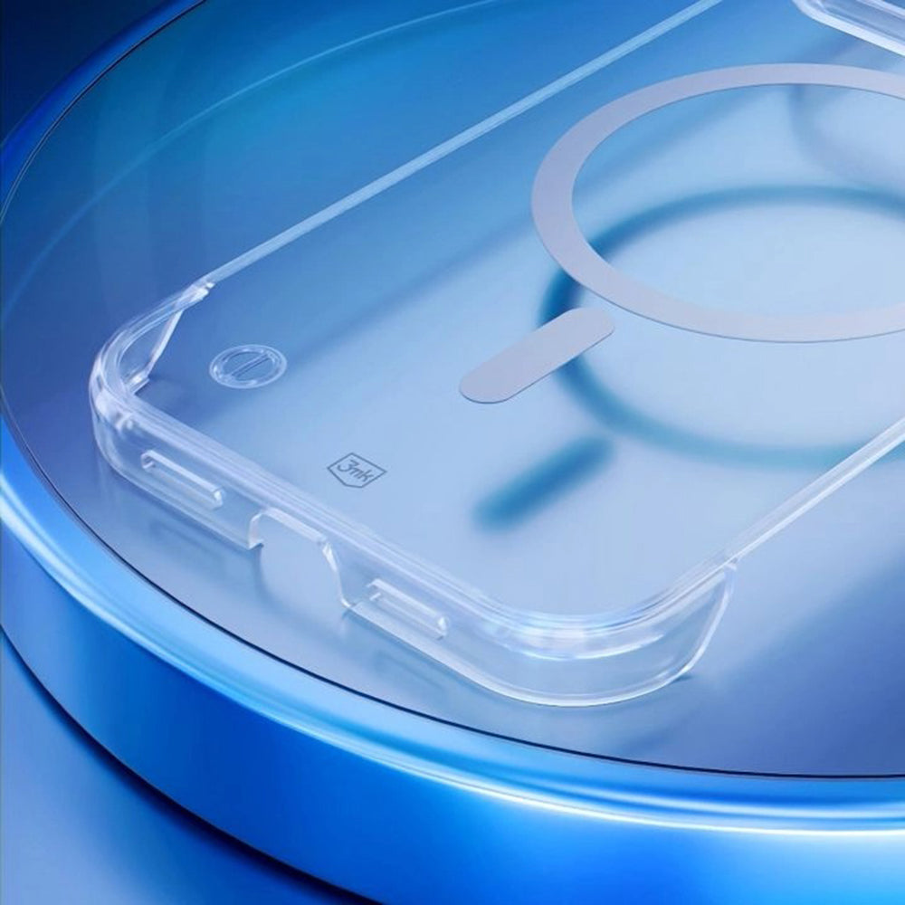 Funda MagSafe para Samsung Galaxy S26 Plus, 3MK, Just20g, Transparente