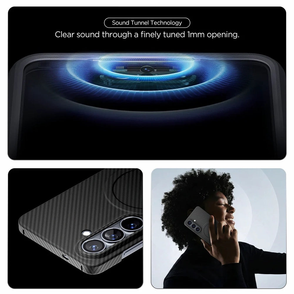 Funda MagSafe para Samsung Galaxy S26 Plus S947, Spigen, Air Skin, Negra ACS11048