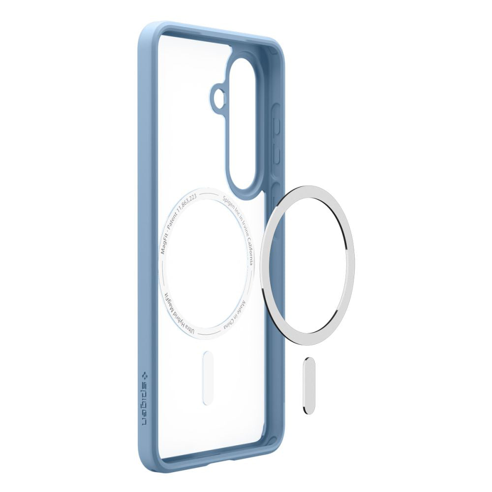 Funda MagSafe para Samsung Galaxy S26 Plus S947, Spigen, Ultra Hybrid, Azul ACS11213