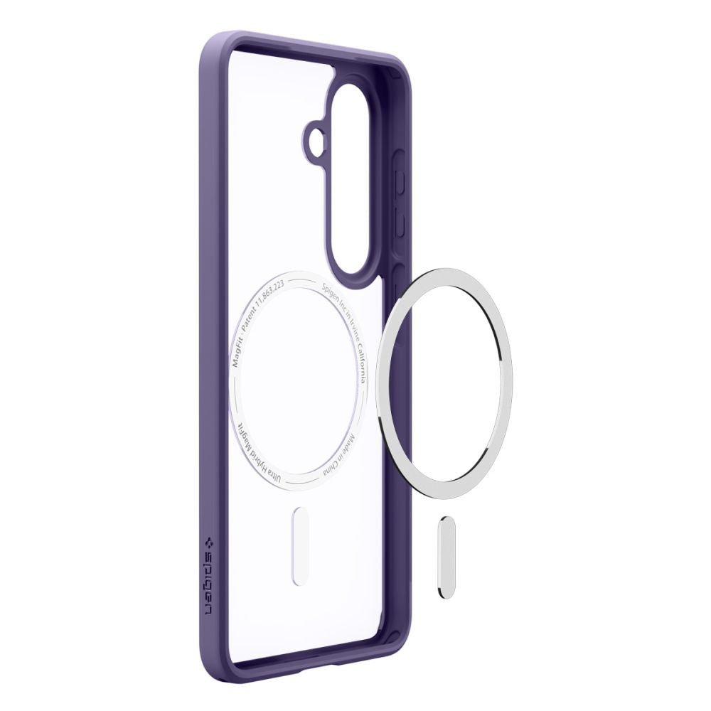 Funda MagSafe para Samsung Galaxy S26 Plus S947, Spigen, Ultra Hybrid, Morado Oscuro ACS11214