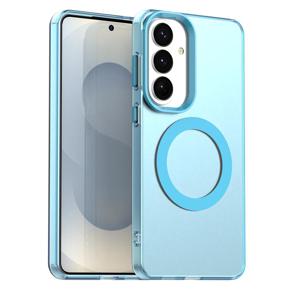 Funda MagSafe para Samsung Galaxy S26 Plus, Techsuit, CandyCase, Azul