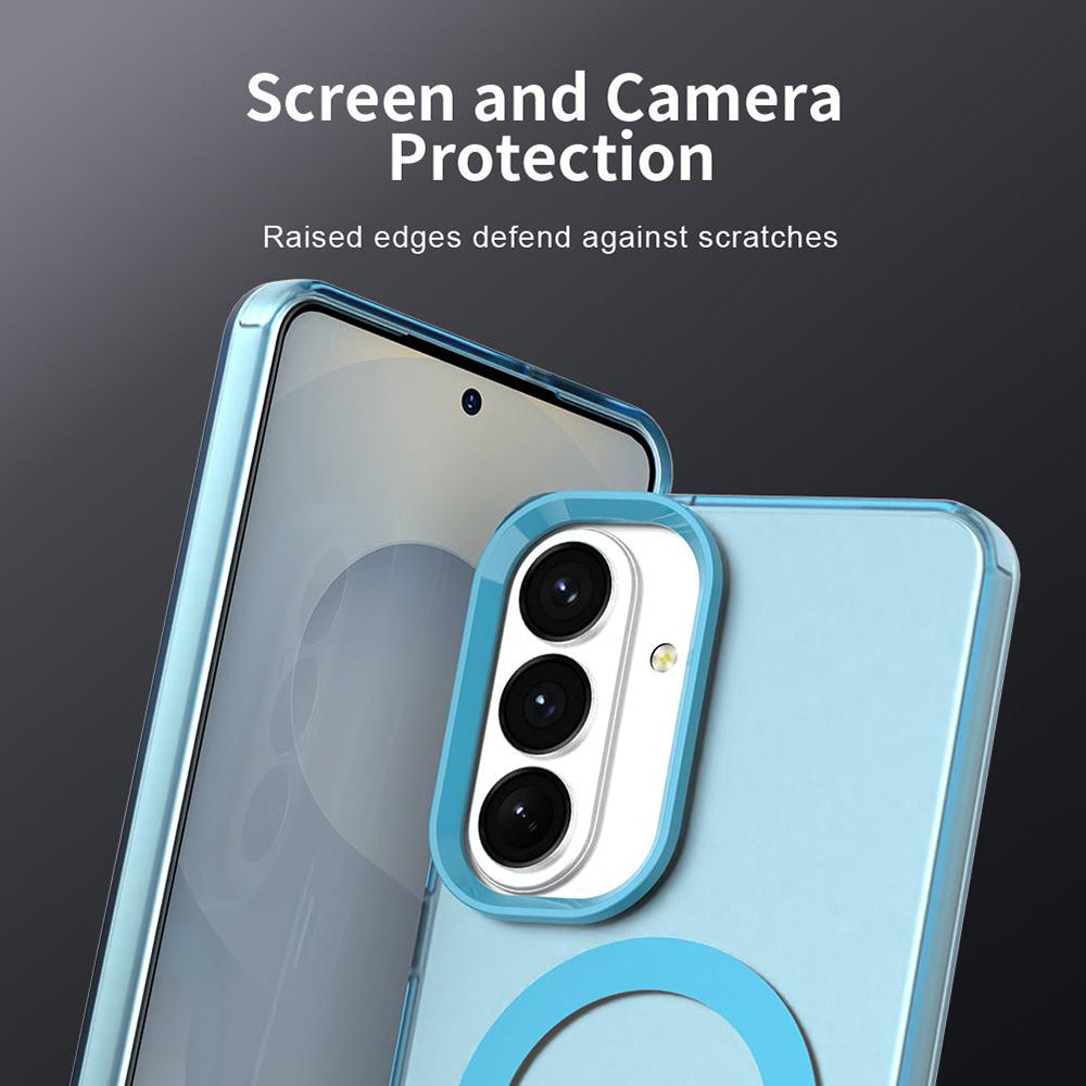 Funda MagSafe para Samsung Galaxy S26 Plus, Techsuit, CandyCase, Azul