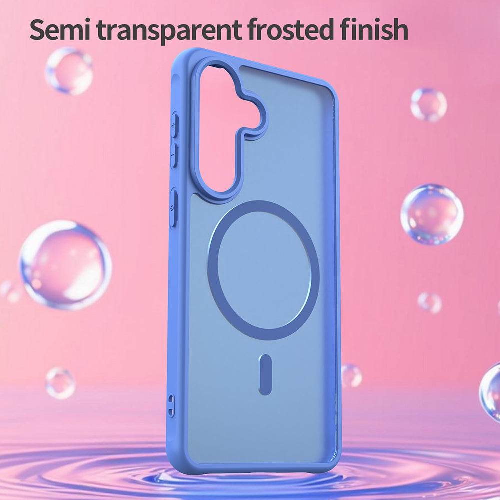 MagSafe Case for Samsung Galaxy S26 Plus S947, Techsuit, HaloFrost II, Blue