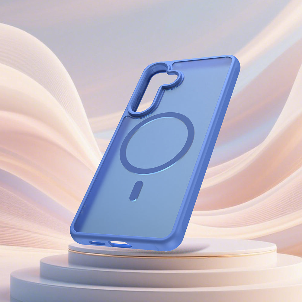 MagSafe Case for Samsung Galaxy S26 Plus S947, Techsuit, HaloFrost II, Blue