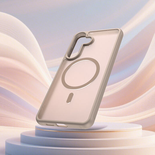 Funda MagSafe para Samsung Galaxy S26 Plus, Techsuit, HaloFrost II, Dorada