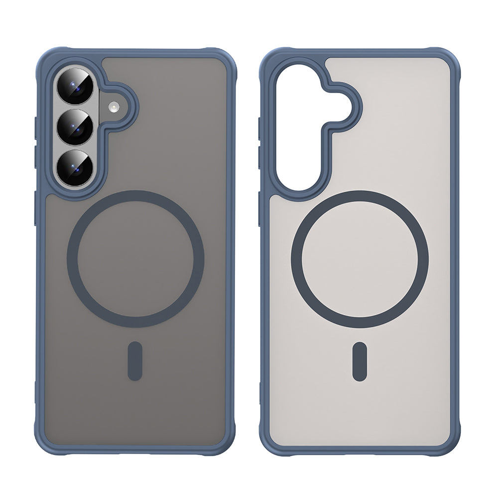 Funda MagSafe para Samsung Galaxy S26 Plus S947, Techsuit, HaloFrost II, Azul Marino