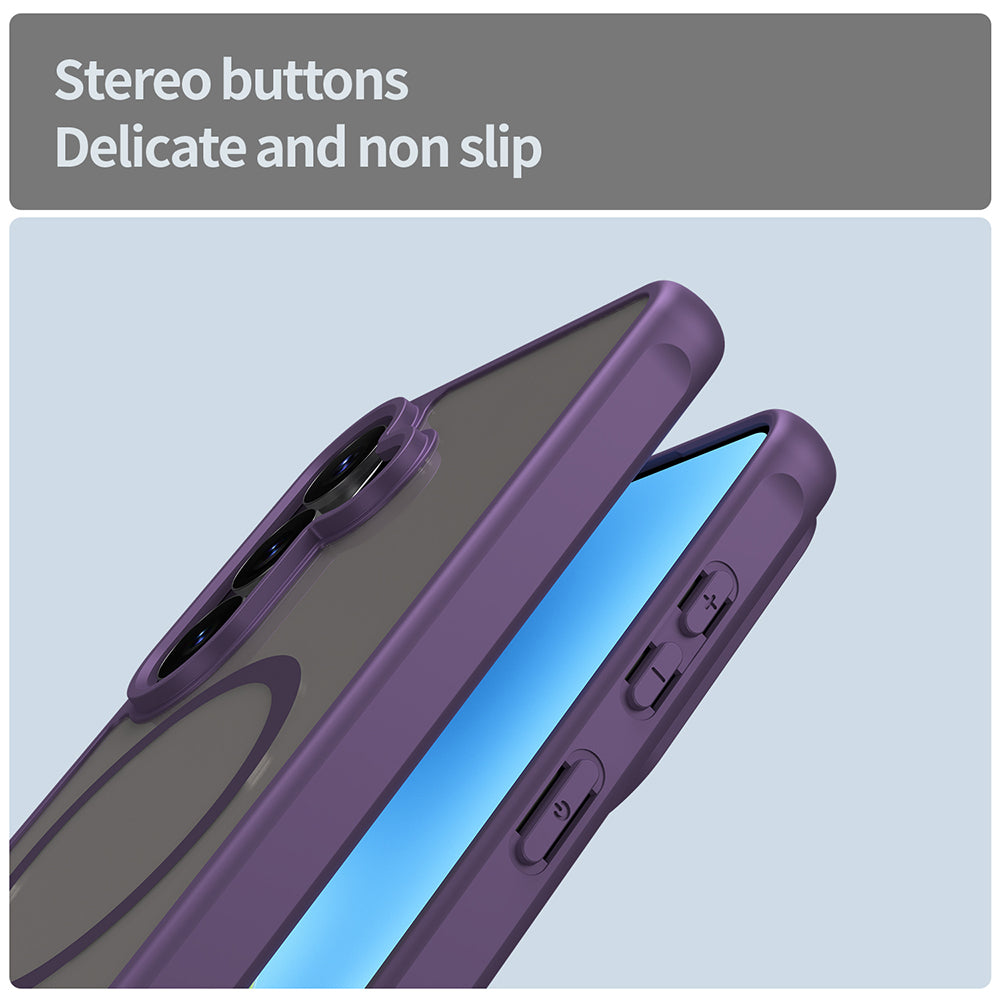 Funda MagSafe para Samsung Galaxy S26 Plus S947, Techsuit, HaloFrost II, Morado