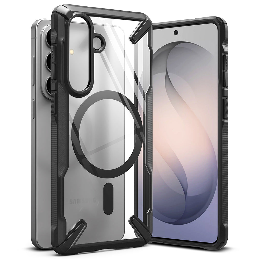 Funda MagSafe para Samsung Galaxy S26 S942, Ringke, Fusion X, Negra