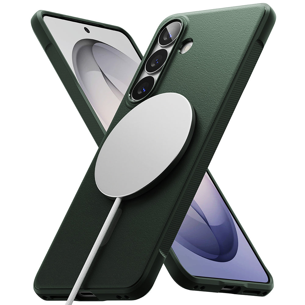 Funda MagSafe para Samsung Galaxy S26 S942, Ringke, Onyx, Verde Oscuro