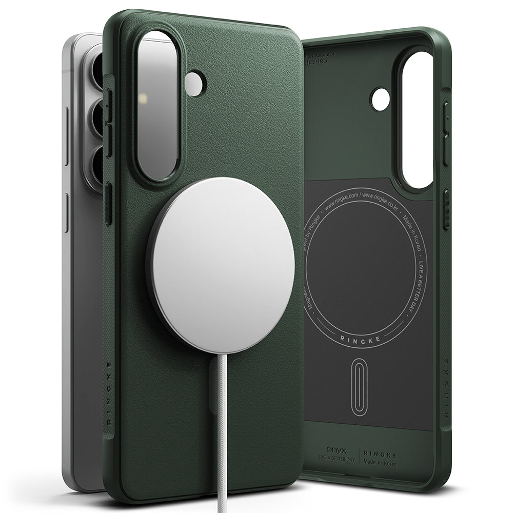 Funda MagSafe para Samsung Galaxy S26 S942, Ringke, Onyx, Verde Oscuro
