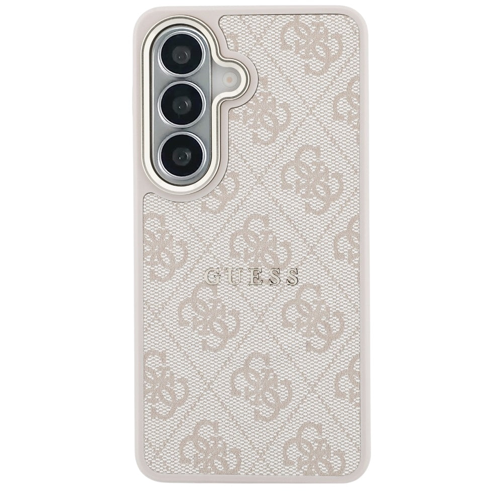 Funda MagSafe para Samsung Galaxy S26 S942, Guess, 4G Embossed Ring, Rosa