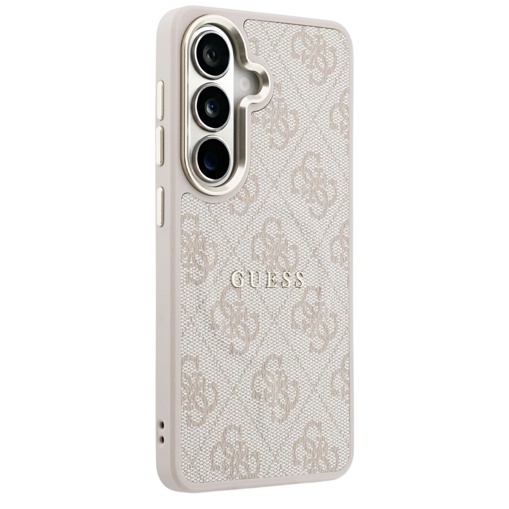 Funda MagSafe para Samsung Galaxy S26 S942, Guess, 4G Embossed Ring, Rosa