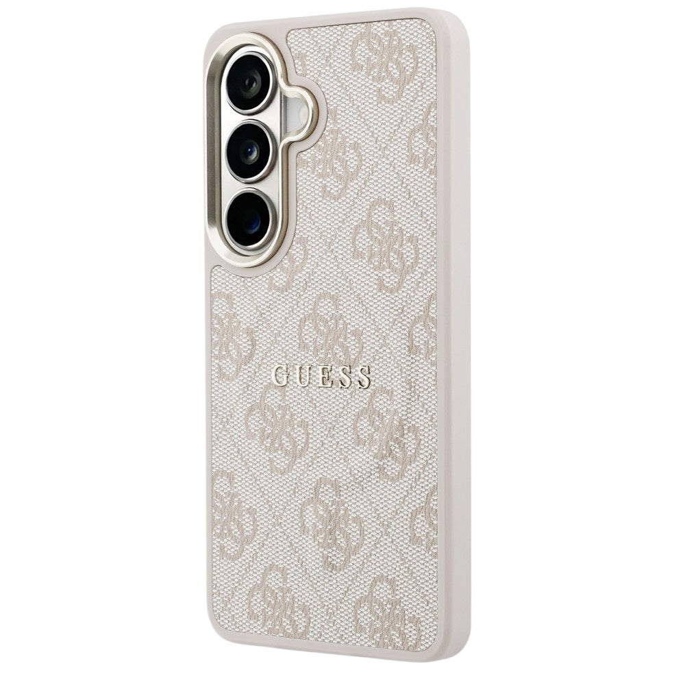 Funda MagSafe para Samsung Galaxy S26 S942, Guess, 4G Embossed Ring, Rosa